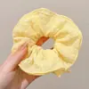 2026 Novo Estilo Estilo Floresta Elástico Alto Prendedor de Cabelo com Laço Preguiçoso, Corda de Cabelo para Rabo de Cavalo em Tecido de Renda para Mulheres