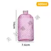 Botella de Gel Hidroalcohólico de Lunares Botella Vacía Vidrio de Colores Botella con Dispensador de Presión de Alto Valor Champú Gel de Ducha Botella de Loción Venta al por Mayor