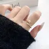 Anillo Abierto Serie Estrella de Zirconia Cúbica Completa de Lujo Ligero y Gama Alta Moda Femenina Nicho Elegante Estilo Fresco Anillo para Dedo Índice