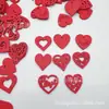 Artesanato de Madeira em Formato de Coração para o Dia dos Namorados da Amazon Transfronteiriça, Decorações de Amor Vazadas para o Dia dos Namorados Chinês