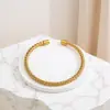 Pulseira de Aço Inoxidável de Alta Costura Personalizada para Mulheres, Joia Versátil de Aço Titânio de Nicho, Acessórios de Luxo Leve