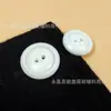 En Stock Venta Directa de Fábrica Junxin Botones de Resina Bicolor Pintura Imitación Cuero Spray Color Café Botones de Cuatro Agujeros para Abrigo Traje