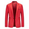 Ventas Directas de Fábrica 2025 Nueva Moda Color Puro Trajes para Hombre Aliexpress Transfronterizo Talla Grande Trajes de Negocio Hombres al por Mayor
