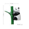 4 Pandas de Bambu Fofos Empilhados Alto Criativos Estéreo Ímã de Geladeira com Fivela Magnética Ímã Material para Capa de Celular