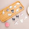 Estilo Ins Macio Fofo Kuromi Emblema de Acrílico Cachorro Canela Broche de Desenho Animado Acessórios DIY para Bolsa Medalha Feminina