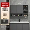 Gabinete de Espejo Inteligente para Baño Feng Shui Oculto con Espejo de Luz Secador de Pelo Multifuncional Estante de Almacenamiento Gabinete Integrado de Almacenamiento