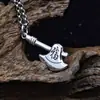 Plata de ley S925 personalizada moda nacional hacha carácter fu colgante retro pequeño colgante estilo étnico Creativo regalo de Año Nuevo