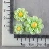 Pegamento Crema Pasador Flor de Camelia Girasol Flor Pequeña Accesorios para el Cabello DIY Materiales para Funda de Teléfono de Resina Accesorios DIY Venta al por Mayor