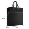 Venda Direta de Fábrica Padrão de Casca Vertical Bolsa de Negócios Masculina Grande Capacidade Conferência Escritório Zíper Pasta de Arquivos Bolsa A4