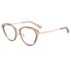 Gafas Planas para Mujer, Modernas, Geniales, Ultraligeras, Té Frío, Cara Lisa, Elegantes, Ropa de Trabajo, Gafas Pequeñas de Montura Cat-Eye a la Moda