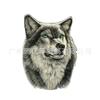 Calcomanía cabeza de lobo coche personalidad dominante Tótem de lobo bloqueando arañazos calcomanía parachoques cuerpo decoración motocicleta