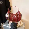 Bolsa de Mão Acolchoada Transfronteiriça para Mulheres, Novo Design de Nicho Outono/Inverno 2025, Bolsa de Ombro Único Transversal, Bolsa de Axila Formato Bolinho