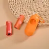 Bolsas para Excrementos de Mascotas Forma de Píldora Paquete Combinado Caja para Excrementos de Mascotas al Aire Libre Bolsas de Basura Ecológicas Impresas Fabricante Venta al por Mayor