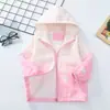 Chaqueta para Niña Primavera y Otoño 2025 Nueva Chaqueta Degradada Top Infantil Abrigo Elegante Cortavientos Moderno