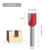 Fresa de Topo com 6 Cortes Fresa de Topo com 1/4 de Corte Fresa de Topo Fundo Vermelho Fresa para Madeira Fresa para Rebaixo Fresa para Chanfro Inferior Fresa para Mesa Fresa Tupia
