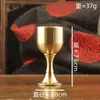 Ornamento de taça de vinho de latão tamanho grande, taça de vinho de latão, taça de cobre, decoração de mesa, ornamento de cobre, item artesanal