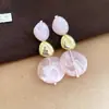 Conjunto de colar e brincos de contas redondas de acrílico transfronteiriço europeu e americano, acessórios de moda para o dia a dia com design versátil