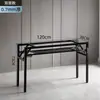 Estrutura de Mesa Dobrável, Suporte de Mesa Longa, Estrutura de Ferro de Camada Dupla/Camada Única, Pernas de Mesa, Pernas de Estrutura de Mesa Dobrável em Ferro Artístico com Travessas