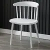 Silla de Plástico Moderna Windsor Silla de Comedor Minimalista Moderna con Respaldo Silla de Plástico para el Hogar con Respaldo