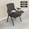 Silla Plegable de Entrenamiento de Lujo Ligero con Tablero de Mesa, Silla de Conferencia, Combinación de Mesa y Silla, Silla Plegable con Reposabrazos, Silla de Oficina