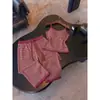 Pijama de tirantes a rayas con copas en el pecho para mujer, ropa de verano, se puede usar para salir, conjunto de top sin mangas y pantalones largos, pijama con copas en el pecho