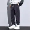 Otoño e Invierno Nuevos Pantalones Casuales Versátiles de Pana Sueltos Talla Grande para Hombre Joggers de Marca de Moda Tendencia con Bordado Americano