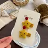 Conejito Nuevo Clips para el Cabello de Animal Hechos a Mano Dibujos Animados Accesorios para el Cabello Niña Linda Pinzas de Pato Pasador para el Flequillo Adornos para el Cabello