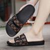 Pantuflas para Hombre Estilo Caliente 2024 Nuevas Pantuflas de Exterior Antideslizantes Suela Suave Exportación Talla Grande Hogar Pantuflas de Lujo para Hombre