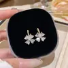 Pendientes de Moda de Aguja de Plata 925 con Cubos de Perla de Venta Caliente Pendientes Dulces de Nicho de Gama Alta Pendientes de Diseño Exquisito