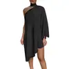 Amazon AliExpress wish estación independiente ebay transfronterizo Vestido de mujer con estampado digital en el hombro y tiras de halter