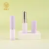 Tubo de Amostra Inclinado de Tamanho Médio Banhado a Ouro para Protetor Labial, Cosméticos de Maquiagem, Tubo de Batom com Cor Degradê, Material de Embalagem Plástica DIY