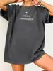 Camisa Casual de Algodón Puro para Mujer 2025, Cuello Redondo, Manga Corta, Estampada de Algodón Europeo, Americano y del Sudeste Asiático
