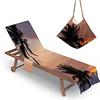 Suministro Directo de Fábrica Funda de Silla de Playa de Microfibra, Toalla para Tumbona, Bolsa para Toalla de Playa, Impresión Digital 3D, Se Puede Personalizar Según Dibujos