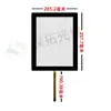 Tela Touch Resistiva de Cinco Fios 10.1/10.4/12.1/15.6/17.1/ 19.1 polegadas Fabricante de Tela Resistiva de Cinco Fios