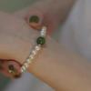 Pulseira Indigo popular online Pérola feminina 2022 Novo Alto senso ins Combina com tudo pulseira de namoradas Contas da sorte feminina