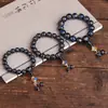 Pulseras y Collares de Oración Tradicionales de Cuentas de Vidrio para Hombres y Mujeres, Regalos de Compras de Templos con Estilo Étnico