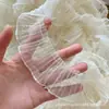 Renda Franzida de Malha Enrugada com 5cm de Largura Renda Franzida Roupas para Animais de Estimação Tecido de Renda Acessórios Decorativos para Roupas