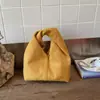 Bolso de Lona Plegado Estilo Coreano Leopardo de Moda para Mujer, Estilo Perezoso, Gran Capacidad, Bolso de Mano Versátil Casual, Bolso Artístico de Moda para Mujer