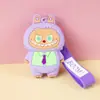 Cartera pequeña Labubu para niños de silicona, pequeño regalo, llavero, colgante, lindo regalito para máquina de garra, en stock