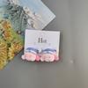 Novos brincos de resina de moda infantil com desenho animado de estrela, cor fofa, sem orelhas, acessórios para estudantes