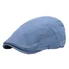 Boina de Color Sólido para Mujer, Primavera y Verano, Delgada, Transpirable, Gorra de Pico, Gorra de Color Caramelo, Sombrero Retro Adelante, Boina de Pintor para Hombre