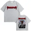 Camisa de Hombre Ed Manson Hunter con Estampado de Monstruo Piraña Camiseta de Manga Corta para Mujer