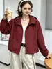 Chaqueta de béisbol con capucha moderna, única y súper elegante para mujer, chaqueta corta nueva primavera/otoño 2026