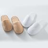 Venta al por mayor de fábrica Hotel cinco estrellas salón de belleza hotel casa de familia zapatillas desechables hogar zapatos sencillos personalizados