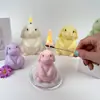 Velas de Coelho de Jardim Atmosféricas e Fofas, Decoração de Páscoa, Velas Perfumadas, Enfeites Decorativos, Ótimos Itens para Presente