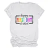 Feliz Primeiro Dia do Site Independente Amazon Wish Camiseta Feminina Confortável Versátil Fashionável Gola Redonda Manga Curta
