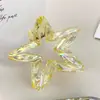 El Agarrador de Estrella de Cinco Puntas Láser Degradado es Exquisito y Compacto, Añadiendo Destellos de Ráfaga Estelar Soñadores y Dulces al Cabello Bajo.