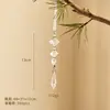 Decoración Navideña Colgante de Nuevo Producto Transfronterizo Perla de Hielo Gota de Agua Cadena Colgante Copo de Nieve Transparente Colgante Acrílico