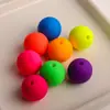 Acrílico Fluorescente 16mm Furo Reto Redondo Fosco Cor Doce Caneta de Contas DIY Pulseira Acessórios de Joias Atacado em Estoque