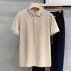 Nueva Camisa Polo de Verano 2026 para Hombre con Cuello Campana, Mangas Cortas, Versátil Casual, Corte Delgado, Elegante y Atractivo